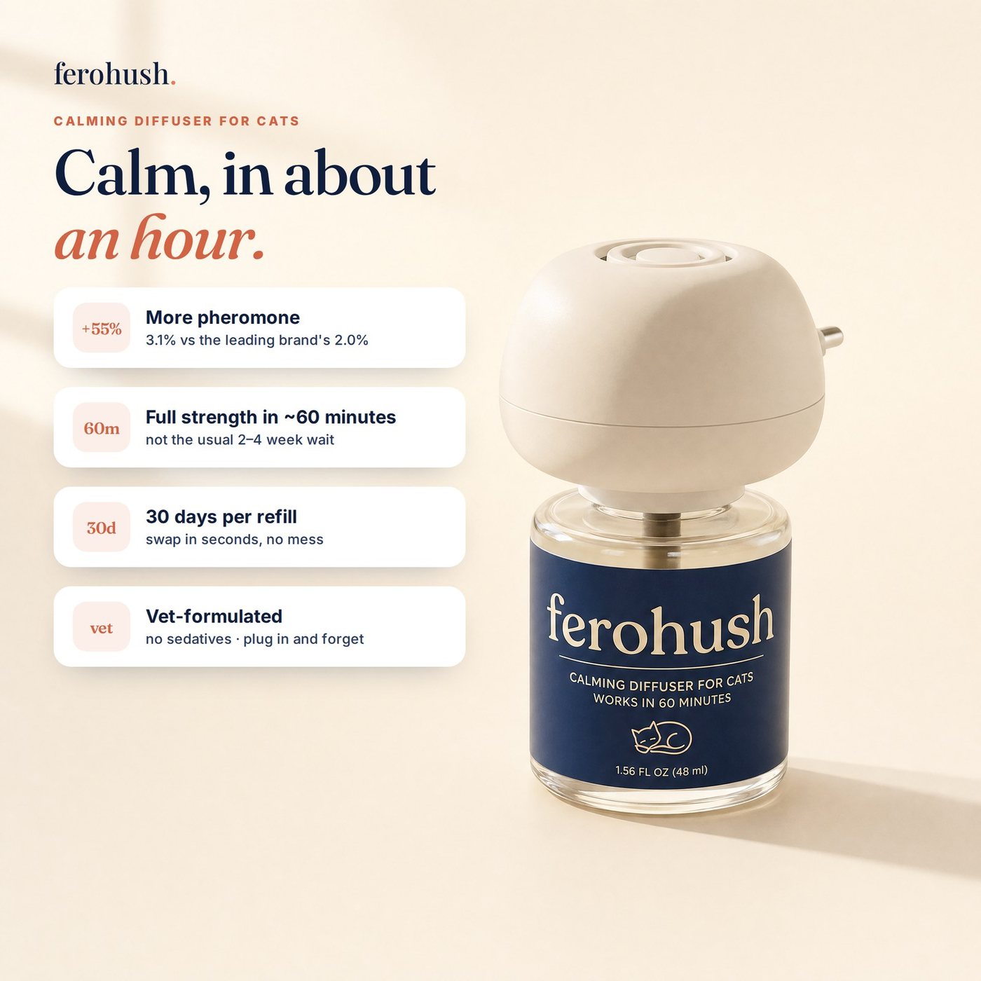 FeroHush calming diffuser for cats — image 1